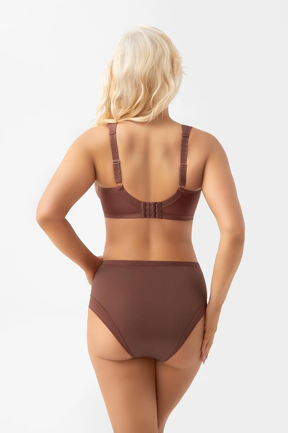 Gorsenia K441/1 Luisse Бюстгальтер soft шоколадний для великих грудей