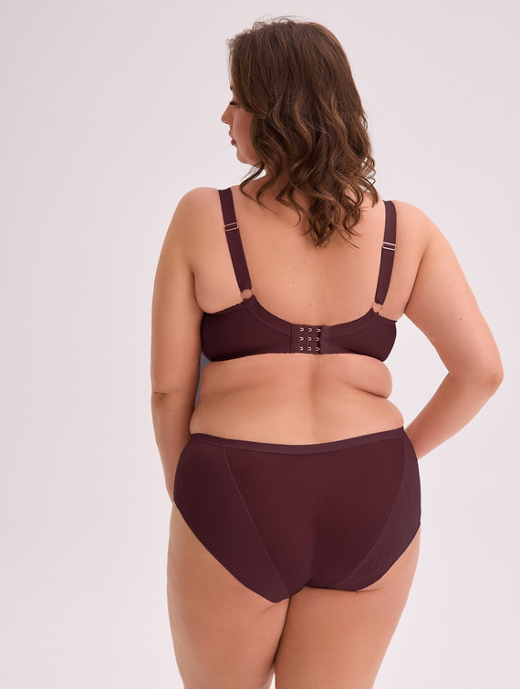 Gaia BSM 1058 Maxi Wino Sonia Бюстгальтер максі з напівм'якими чашками Semi Soft, колір винний