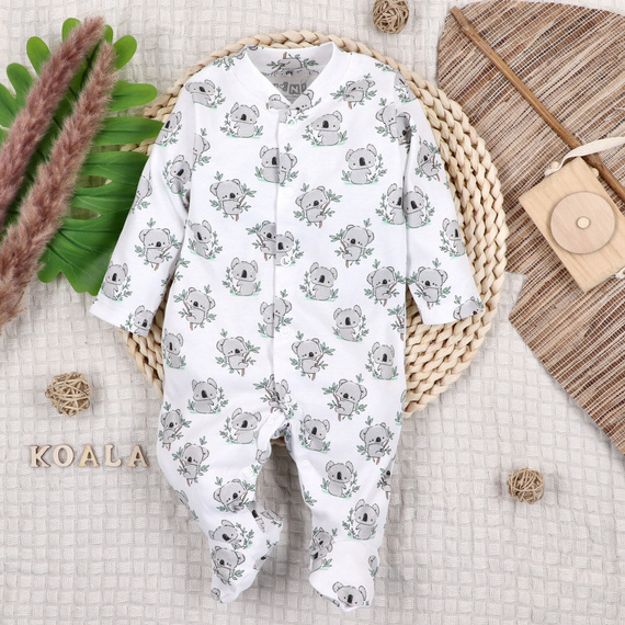 ABN-5206 Піжама для немовлят Nini Sweet Koala 100% органічна бавовна