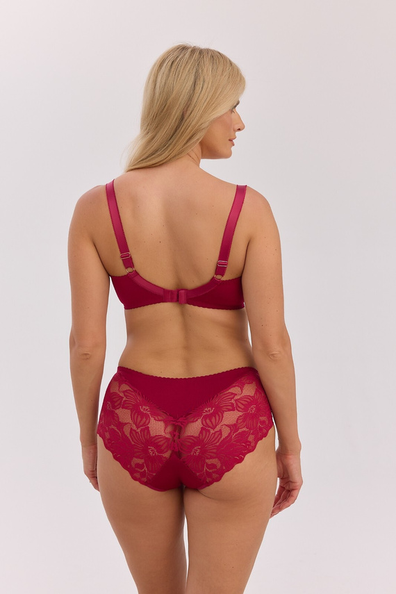 Gaia Mary BS 1372 Бордовий бюстгальтер Semi Soft з кісточками SS5