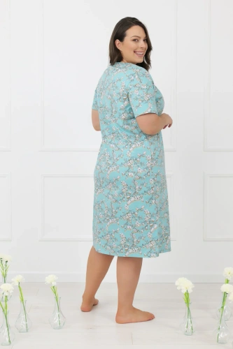 Нічна сорочка Misaki Italian Fashion, бавовна, короткий рукав