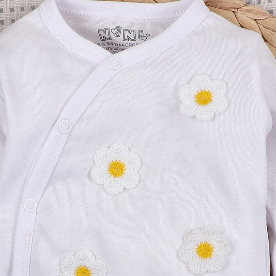 NINI Little Flowers – боді для немовлят на запах 100% органічна бавовна ABN-5757/BIA