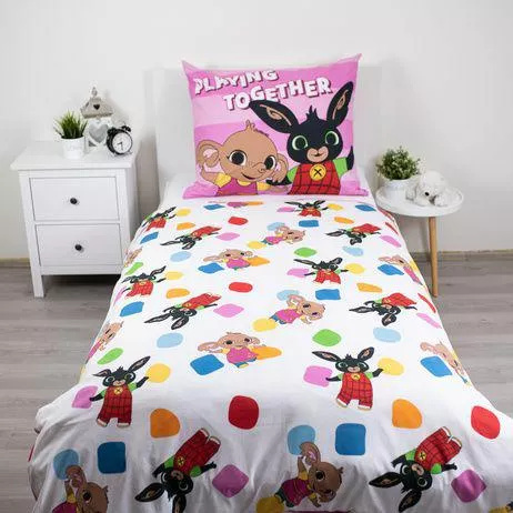 Постіль Кролик Бінг і Сула 140x200 бавовняна Jerry Fabrics