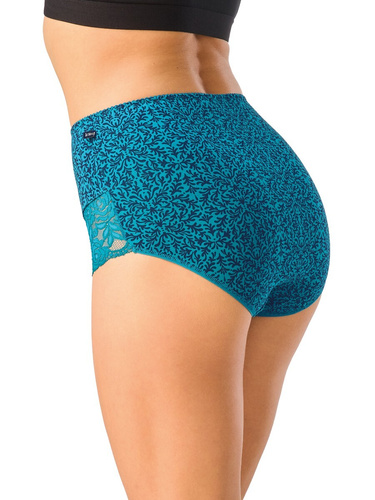 Жіночі трусики Key LPF 501 B26 Maxi Bikini з бавовни та мережива, 2 шт.