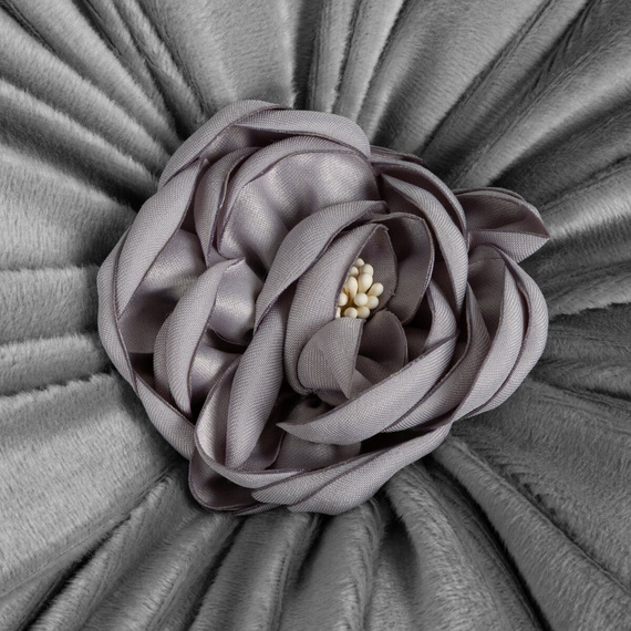 Декоративна подушка Flores Eurofirany квітка Ø40 см silver