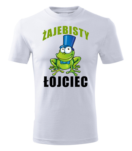 Футболка чоловіча SKU M26 "Żajebisty łojciec" Moocha, - білий
