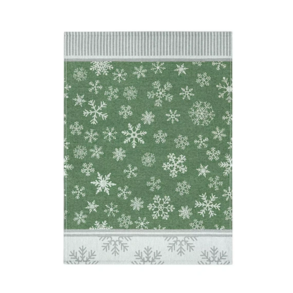 Кухонна серветка Snow Zwoltex зелена 50x60 см, 100% бавовна Ultrasoft 200 г/м²