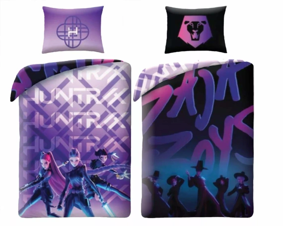 Постільна білизна K-POP Demon Hunters 05 Halantex 140x200 мікрофібра + 70x90